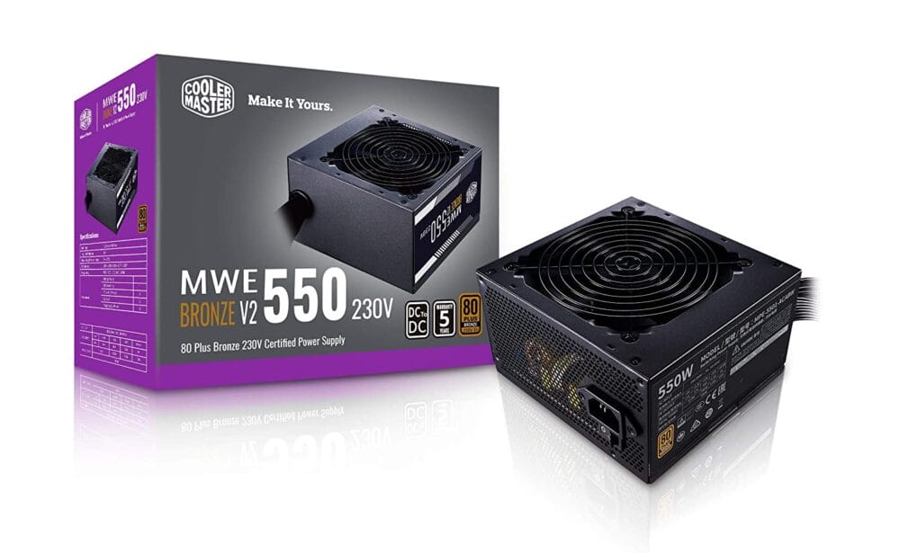 Cooler Master MWE 550 V2 80 Plus Bronze SMPS
