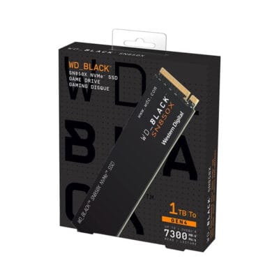 WD BLACK SN850X 1TB M.2 NVMe Gen4 SSD